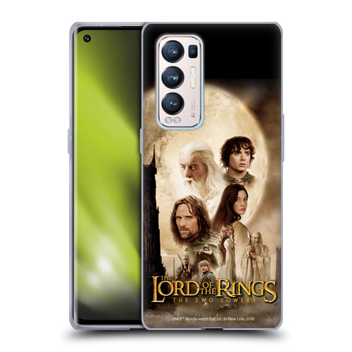 The Lord Of The Rings The Two Towers Posters Main Soft Gel Case for OPPO Find X3 Neo / Reno5 Pro+ 5G