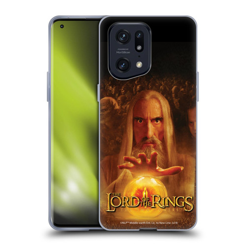 The Lord Of The Rings The Two Towers Posters Saruman Eye Soft Gel Case for OPPO Find X5 Pro