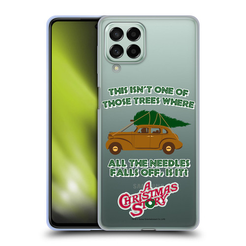 A Christmas Story Graphics Car And Pine Tree Soft Gel Case for Samsung Galaxy M53 (2022)