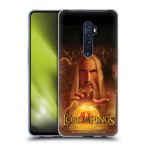 The Lord Of The Rings The Two Towers Posters Saruman Eye Soft Gel Case for OPPO Reno 2