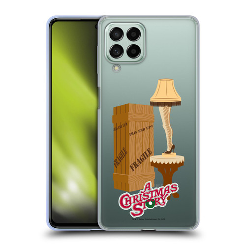 A Christmas Story Graphics Leg Lamp Soft Gel Case for Samsung Galaxy M53 (2022)