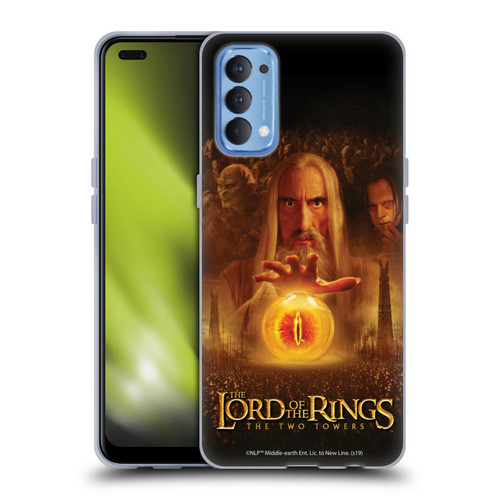 The Lord Of The Rings The Two Towers Posters Saruman Eye Soft Gel Case for OPPO Reno 4 5G