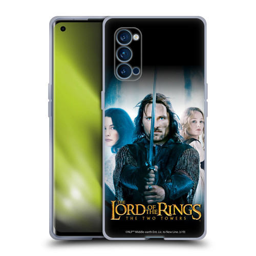The Lord Of The Rings The Two Towers Posters Aragorn Soft Gel Case for OPPO Reno 4 Pro 5G