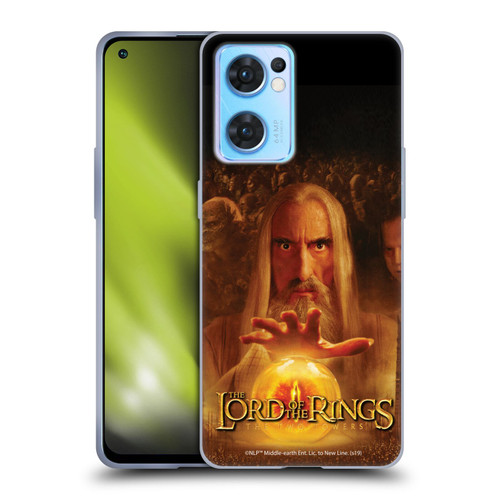 The Lord Of The Rings The Two Towers Posters Saruman Eye Soft Gel Case for OPPO Reno7 5G / Find X5 Lite