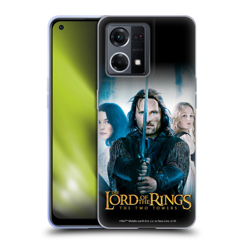 The Lord Of The Rings The Two Towers Posters Aragorn Soft Gel Case for OPPO Reno8 4G