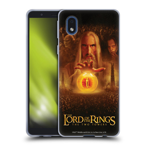 The Lord Of The Rings The Two Towers Posters Saruman Eye Soft Gel Case for Samsung Galaxy A01 Core (2020)