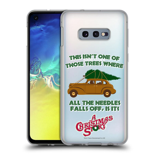 A Christmas Story Graphics Car And Pine Tree Soft Gel Case for Samsung Galaxy S10e
