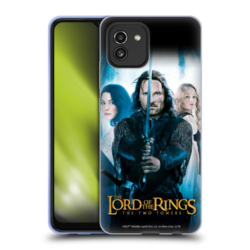The Lord Of The Rings The Two Towers Posters Aragorn Soft Gel Case for Samsung Galaxy A03 (2021)