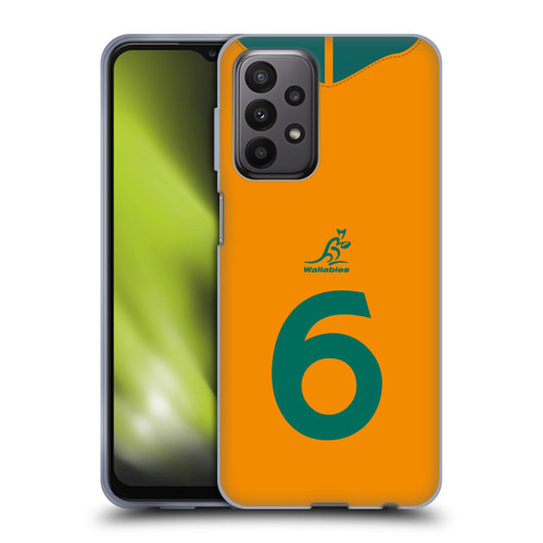 Australia National Rugby Union Team 2021/22 Players Jersey Position 6 Soft Gel Case for Samsung Galaxy A23 / 5G (2022)