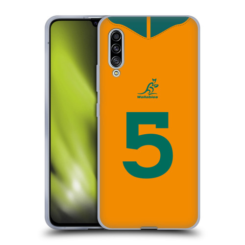 Australia National Rugby Union Team 2021/22 Players Jersey Position 5 Soft Gel Case for Samsung Galaxy A90 5G (2019)