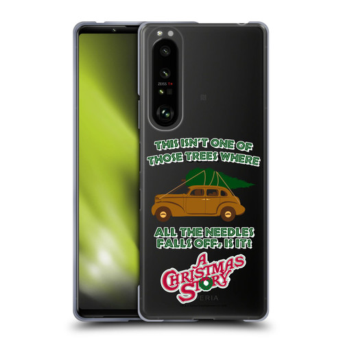 A Christmas Story Graphics Car And Pine Tree Soft Gel Case for Sony Xperia 1 III