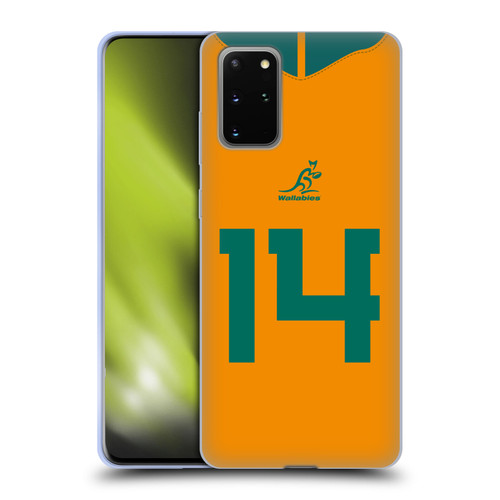 Australia National Rugby Union Team 2021/22 Players Jersey Position 14 Soft Gel Case for Samsung Galaxy S20+ / S20+ 5G