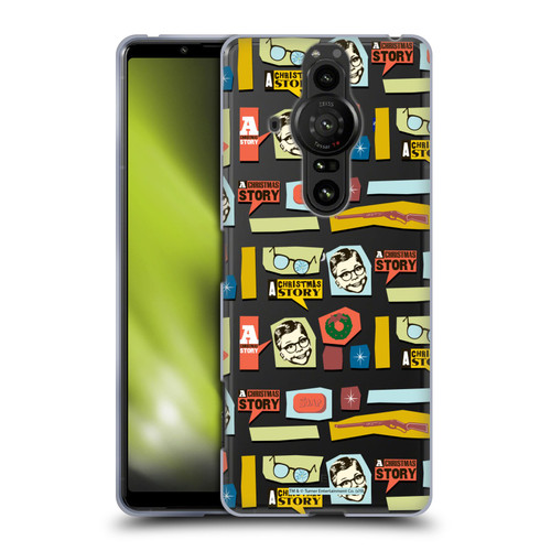 A Christmas Story Graphics Pattern 2 Soft Gel Case for Sony Xperia Pro-I