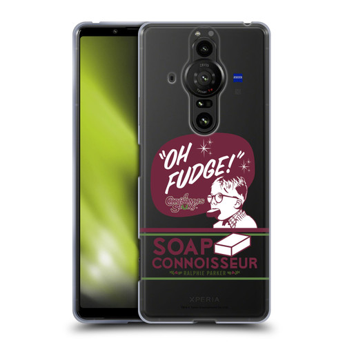 A Christmas Story Graphics Soap Connoisseur Soft Gel Case for Sony Xperia Pro-I