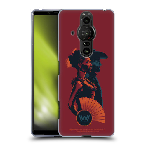 Westworld Graphics Maeve And Hector Soft Gel Case for Sony Xperia Pro-I
