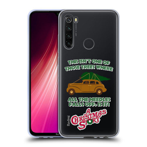 A Christmas Story Graphics Car And Pine Tree Soft Gel Case for Xiaomi Redmi Note 8T