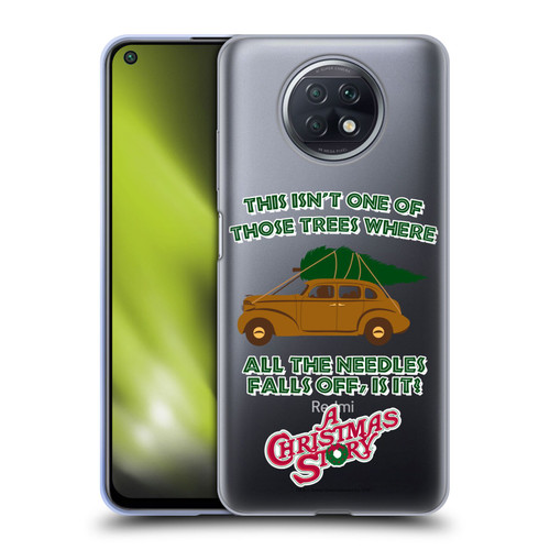 A Christmas Story Graphics Car And Pine Tree Soft Gel Case for Xiaomi Redmi Note 9T 5G