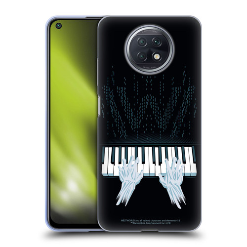 Westworld Graphics Piano Soft Gel Case for Xiaomi Redmi Note 9T 5G