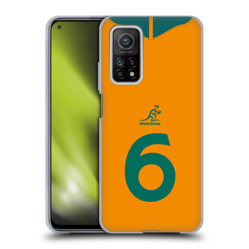 Australia National Rugby Union Team 2021/22 Players Jersey Position 6 Soft Gel Case for Xiaomi Mi 10T 5G