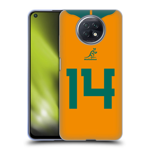 Australia National Rugby Union Team 2021/22 Players Jersey Position 14 Soft Gel Case for Xiaomi Redmi Note 9T 5G