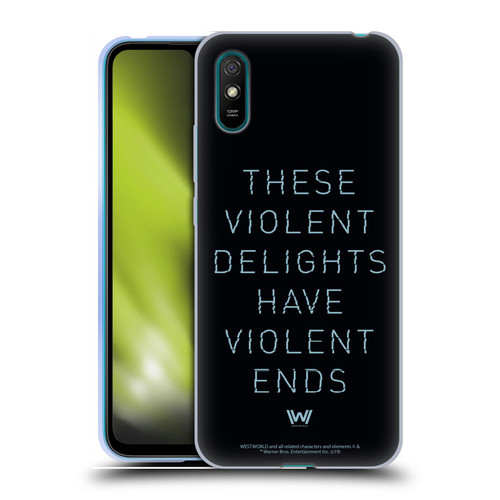 Westworld Graphics Violent Delights Soft Gel Case for Xiaomi Redmi 9A / Redmi 9AT