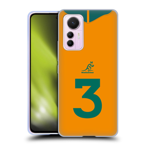Australia National Rugby Union Team 2021/22 Players Jersey Position 3 Soft Gel Case for Xiaomi 12 Lite