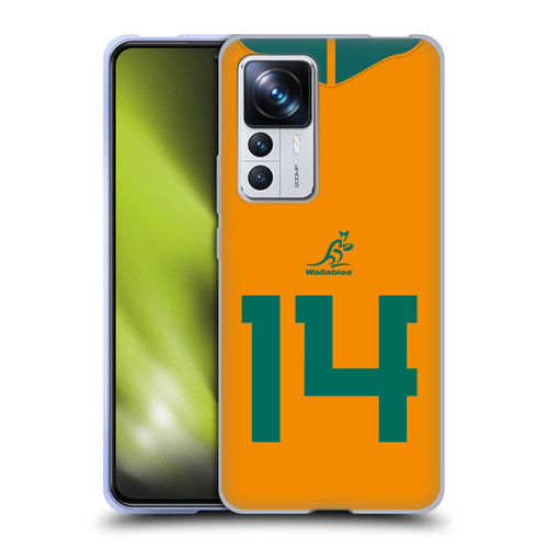 Australia National Rugby Union Team 2021/22 Players Jersey Position 14 Soft Gel Case for Xiaomi 12T Pro