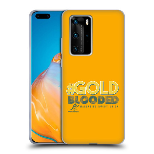 Australia National Rugby Union Team Wallabies Goldblooded Soft Gel Case for Huawei P40 Pro / P40 Pro Plus 5G