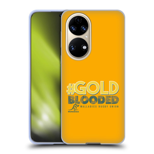 Australia National Rugby Union Team Wallabies Goldblooded Soft Gel Case for Huawei P50