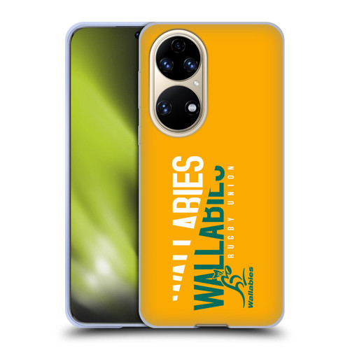 Australia National Rugby Union Team Wallabies Linebreak Yellow Soft Gel Case for Huawei P50