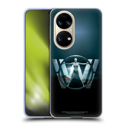 Westworld Key Art The Vitruvian Man Soft Gel Case for Huawei P50