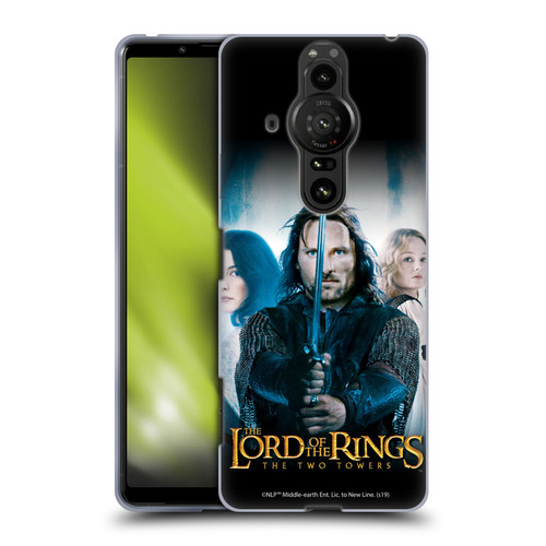 The Lord Of The Rings The Two Towers Posters Aragorn Soft Gel Case for Sony Xperia Pro-I