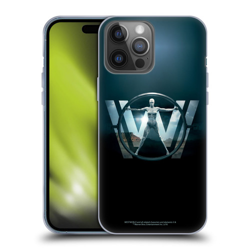 Westworld Key Art The Vitruvian Man Soft Gel Case for Apple iPhone 14 Pro Max
