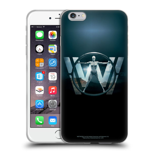 Westworld Key Art The Vitruvian Man Soft Gel Case for Apple iPhone 6 Plus / iPhone 6s Plus