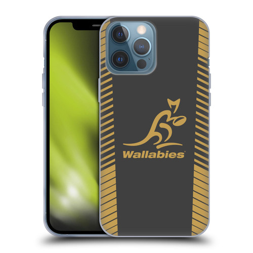 Australia National Rugby Union Team Wallabies Replica Grey Soft Gel Case for Apple iPhone 13 Pro Max