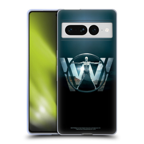 Westworld Key Art The Vitruvian Man Soft Gel Case for Google Pixel 7 Pro