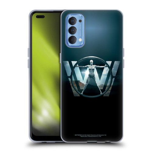 Westworld Key Art The Vitruvian Man Soft Gel Case for OPPO Reno 4 5G
