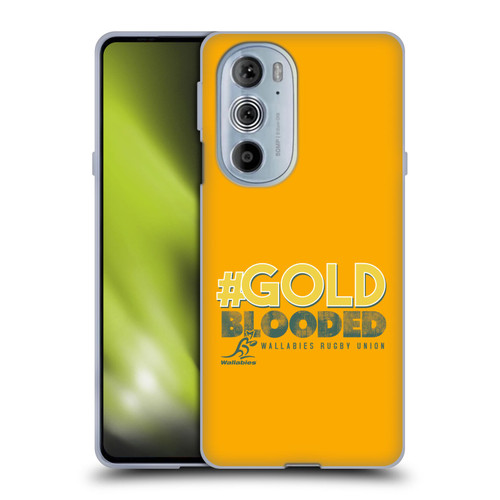 Australia National Rugby Union Team Wallabies Goldblooded Soft Gel Case for Motorola Edge X30