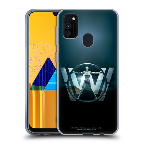 Westworld Key Art The Vitruvian Man Soft Gel Case for Samsung Galaxy M30s (2019)/M21 (2020)