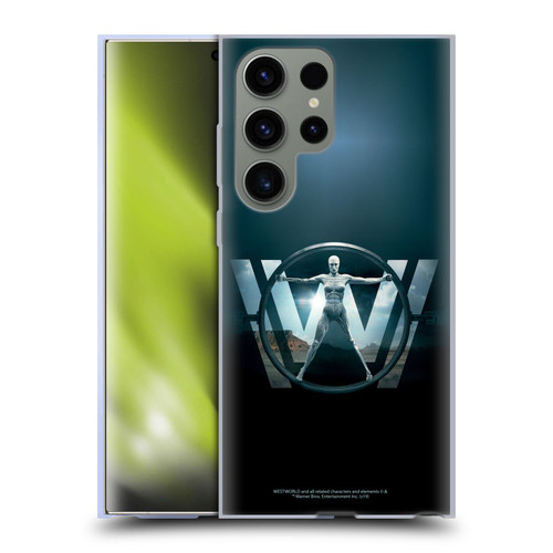 Westworld Key Art The Vitruvian Man Soft Gel Case for Samsung Galaxy S23 Ultra 5G