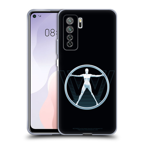 Westworld Logos The Vitruvian Man Soft Gel Case for Huawei Nova 7 SE/P40 Lite 5G
