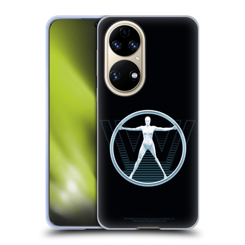 Westworld Logos The Vitruvian Man Soft Gel Case for Huawei P50