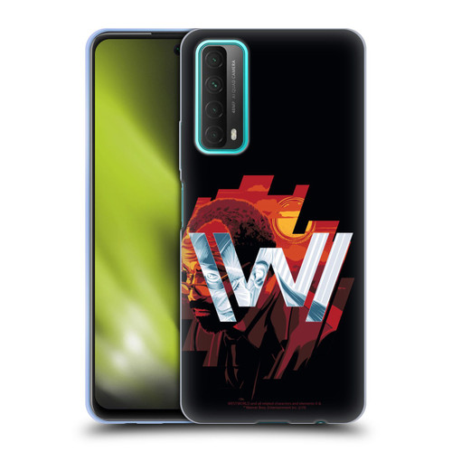 Westworld Logos Bernard Soft Gel Case for Huawei P Smart (2021)