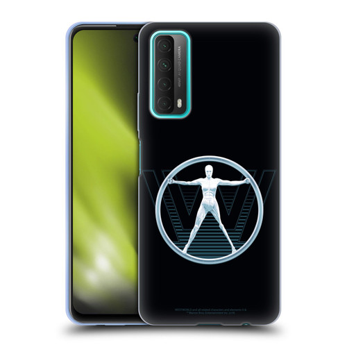 Westworld Logos The Vitruvian Man Soft Gel Case for Huawei P Smart (2021)