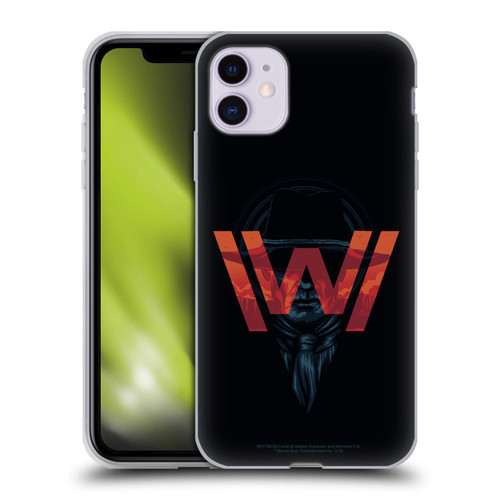 Westworld Logos Man In Black Soft Gel Case for Apple iPhone 11