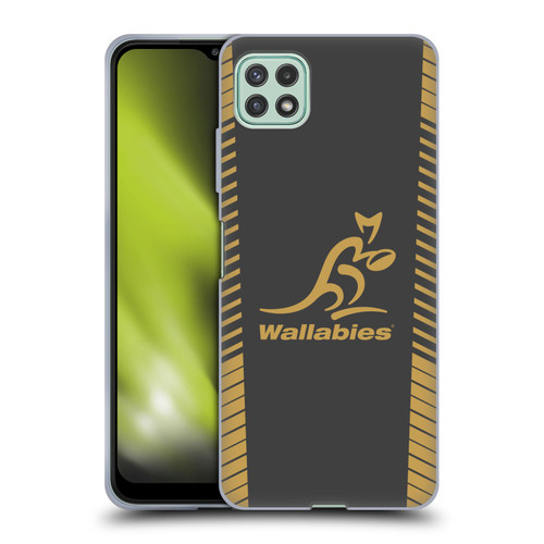 Australia National Rugby Union Team Wallabies Replica Grey Soft Gel Case for Samsung Galaxy A22 5G / F42 5G (2021)