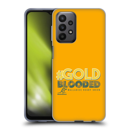 Australia National Rugby Union Team Wallabies Goldblooded Soft Gel Case for Samsung Galaxy A23 / 5G (2022)