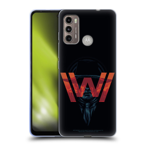 Westworld Logos Man In Black Soft Gel Case for Motorola Moto G60 / Moto G40 Fusion
