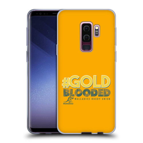Australia National Rugby Union Team Wallabies Goldblooded Soft Gel Case for Samsung Galaxy S9+ / S9 Plus