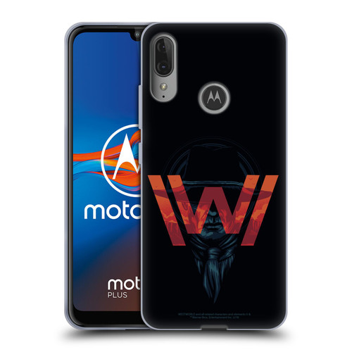Westworld Logos Man In Black Soft Gel Case for Motorola Moto E6 Plus